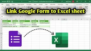 Google forms to excel sheet | Google form