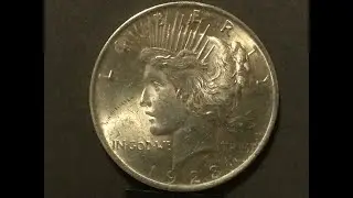 PEACE DOLLAR 1923 US $1 Silver Coin #Shorts