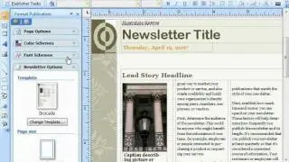 Publisher 2003 Tutorial Inserting Page Numbers Microsoft Training Lesson 13.4