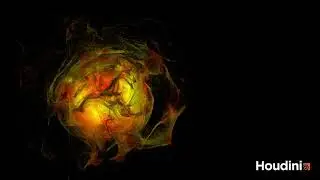 HOUDINI FIRE-LIKE Particle Sim