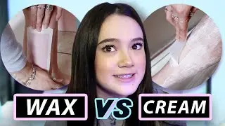 I Try Wax vs Cream Hair Removal (Quarantine Edition) ... Fiona Frills