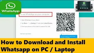 How to Download and Install Whatsapp on pc/ Laptop in Windows11