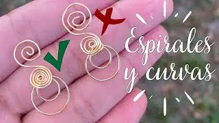 Así se realizan ESPIRALES Y CURVAS en ALAMBRISMO FINO ✅