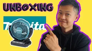 Unboxing: Makita Cordless Fan DCF102. Home Fan. Table Fan.