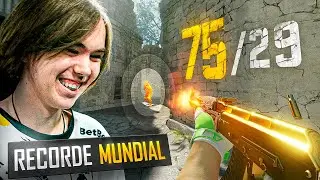 Donk ZEROU O GAME... Recorde mundial de KILLS de CS 2 numa só partida (75/29 no total)