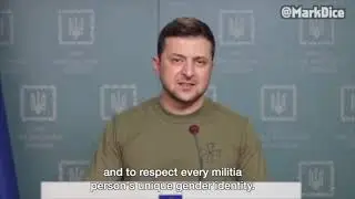 Ukraine President Zelinsky thanks the USA for their inspiration in the Russian-Ukraine conflict