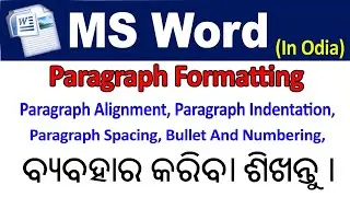 What Is Paragraph Formatting In MS Word