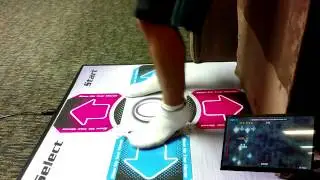 240 BPM 16 Footer on the Omega GX Dance Pad