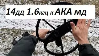 АКА Сигнум  с БОЛЬШЕЙ катушкой 14дд/1.6 кгц .Работа в поле,настройки,ТЕСТ