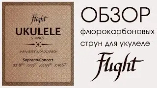 Замена струн для укулеле на Flight (флюрокарбон): а будет ли разница?