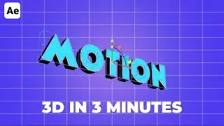 3D Text Animation in After Effects | (2025) After Effects Tutorials for Beginners