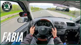 2009 Škoda Fabia HTP [1.2 | 59HP] - POV Autobahn Top Speed Drive