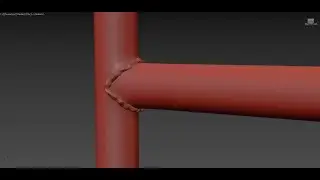 Pipe by Weld Modeling and ShapeMerge in 3dsMax