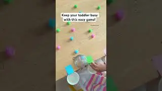 Easy fine motor skill and colour sorting activity for toddlers