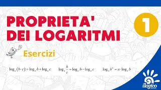 Proprietà dei logaritmi - esercizi 1
