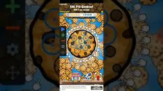 breaking Cookie clicker with a auto clicker (not really braking the game)