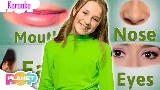 Learn Parts of the Face! Mouth, Eyes, Nose | English Karaoke for Kids | Planet Pop 