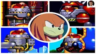 Sonic the Hedgehog 3 & Knuckles - All Bosses as Knuckles + Ending (NO DAMAGE)