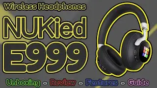 NUKied E999 Dual LCD Wireless Headphones - Unboxing, Review, and Guide