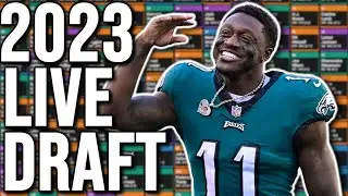 A CRAZY 2023 Fantasy Football Draft! (Live)