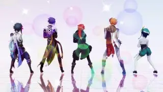 【MMD Genshin impact】Bla Bla Bla 【Venti/Diluc/Childe/Zhongli/Xiao】
