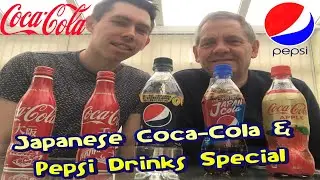 Japanese Coca-Cola & Pepsi Drinks Special w/ My Dad