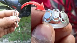 Silver Ring Design | How To Make Silver Ring |New work Silver |