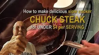 Carnivore doesn't have to be expensive! How to make delicious CHUCK STEAK for UNDER $4 per SERVING