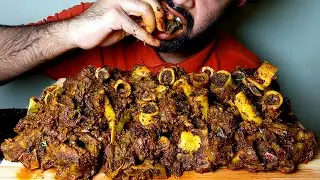 OH NO ! 3 KG MUTTON BONE MARROW EATING | MUTTON NALLI ELUMBU EATING |