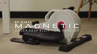 Sunny Health & Fitness Magnetic Underdesk / Standing Portable Elliptical Machine |Ext Trending