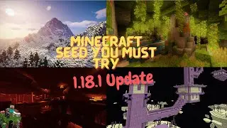 Minecraft Seed worth to try | NEW 1.18.1 updated seed!!! Minecraft java.