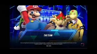 Mario & Luigi Vs Bowser & Bowser Junior TAG TEAM MATCH WWE2K23