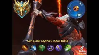 Sun Rank Warrior to Mythic Honor Build #sun #sunbuild #mlbb