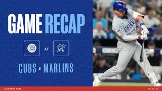 Cubs vs. Marlins Game Highlights | 8/25/24