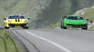 Lamborghini Aventador SVJ ,Ferrari 488 Pista, Bugatti Veyron Drag Race! Roblox SWFL Beta
