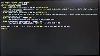Установка Windows на ноутбуки с EFI shell 2.*!!!!
