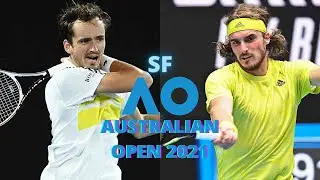 Daniil Medvedev vs Stefanos Tsitsipas SEMI-FINALS Australian Open 2021 FULL MATCH HIGHLIGHTS