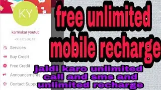 free unlimited mobile recharge.blablaconnect app