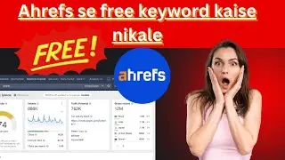 How to Use Ahrefs for SEO, YouTube Growth & Keyword Research | Ahrefs Tutorial [FREE]