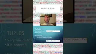What are tuples? Discover in my new video! #coding #programming #python #code