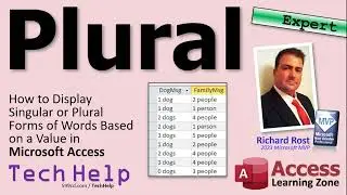 How to Display Singular or Plural Forms of Words Based on a Value in Microsoft Access