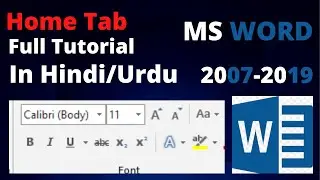 How to use Home Tab||MS. Word Home Tab||Complete Home Tab Features
