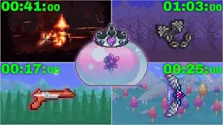 Queen Slime No-Hit | Speed kill with all Class in Master mode! Terraria 1.4.4.9