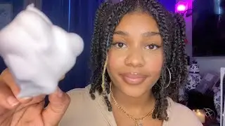 ASMR- Personal Attention Triggers on Your FACE ✍🏼💓 (FACE BRUSHING, DRAWING ON YOU, SPRAYING)😴