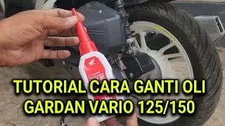 Tutorial Cara Ganti Oli Gardan Vario 125/150 || Ganti Oli Gardan . .