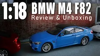 1:18 Bmw M4 F82 Yas Marina Blue | Paragon Unboxing & Review