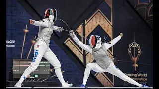 Cairo 2022 Individual Women's Foil Fencing World Championships Finals' Highlights