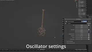 Procedural oscillator node setup for Blender 3D demo