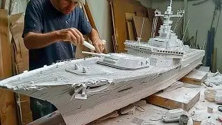 Man Builds Hyperrealistic RC Warship at Scale | OPV 1800 Military Replica by 