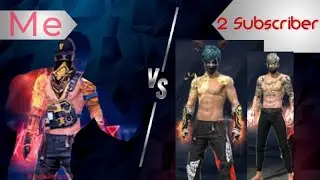 Me VS 2 Pro Subscriber Challenge Boys Dream 999 | Solo Vs Duo Clash Squad | Garena Free Fire